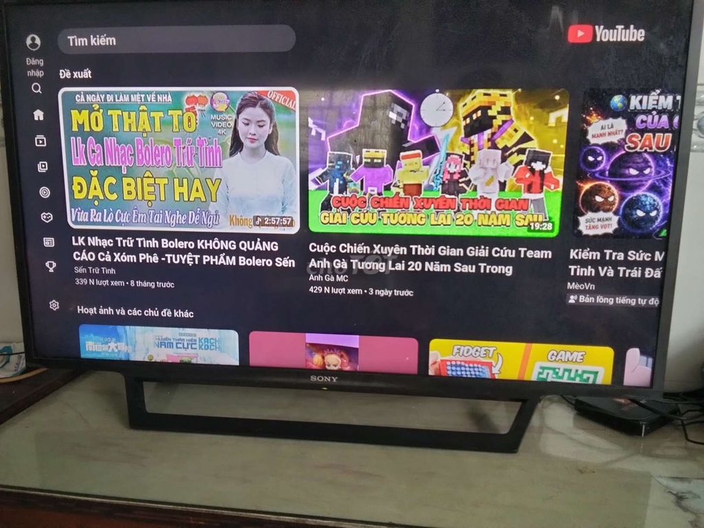 Tivi Sony 40 inch đang sử dụng. Mua bán Tivi, Âm thanh tại Thành phố Vũng Tàu Bà Rịa - Vũng Tàu được đăng bởi Nguyễn Hằng hình 1