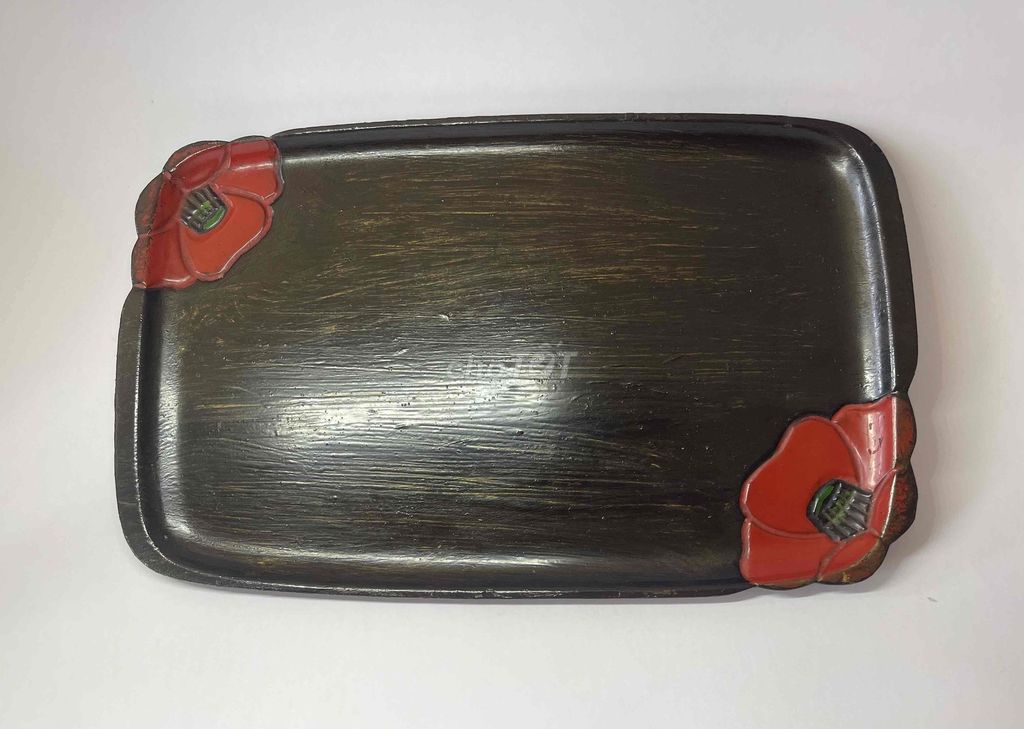 Khay trà gỗ nâu đen 20.5x33.5 cm. Mua bán Nội thất, đồ gia dụng khác tại Quận 4 Tp Hồ Chí Minh được đăng bởi QUy hình 1