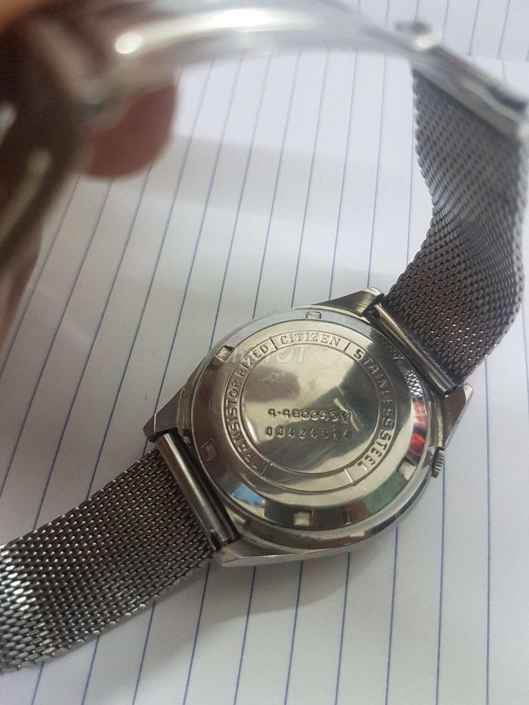 Đồng hồ Citizen Pin kim trôi Cosmotron X8 năm 1970. Mua bán Đồng hồ tại Quận 6 Tp Hồ Chí Minh được đăng bởi Châu Tường hình 6