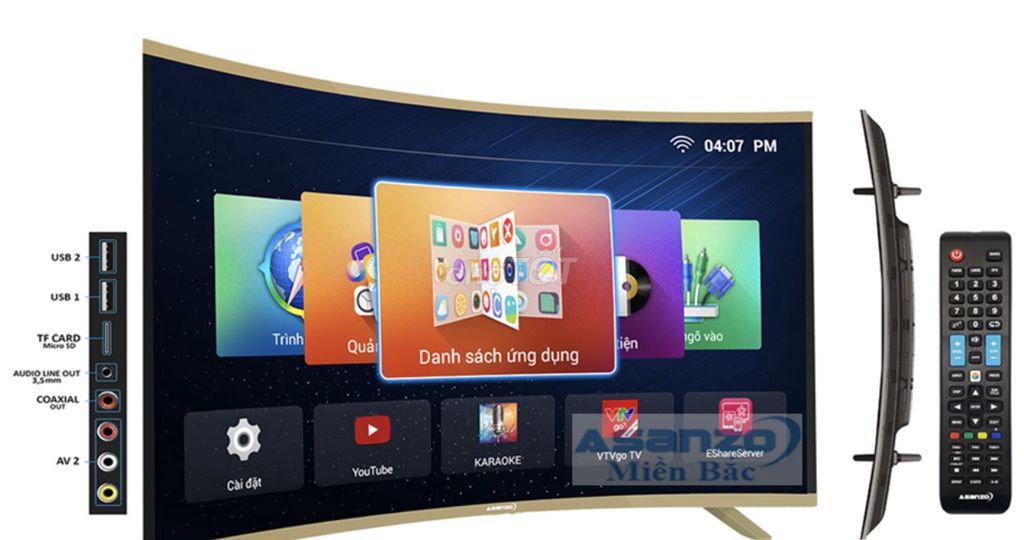 Tivi Asanzo màn hình cong 32 inch. Mua bán Tivi, Âm thanh tại Thành phố Thuận An Bình Dương được đăng bởi Nguyễn Như hình 1