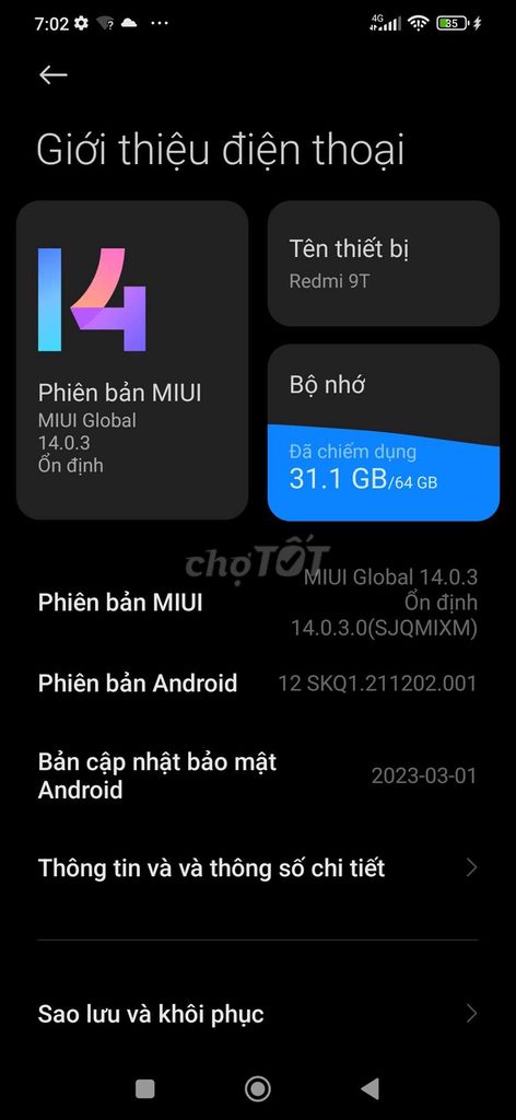 bán gấp Xiaomi Redmi 9T hôm nay. Mua bán Điện thoại tại Thành phố Cà Mau Cà Mau được đăng bởi My Ngân Lâm Thi hình 1