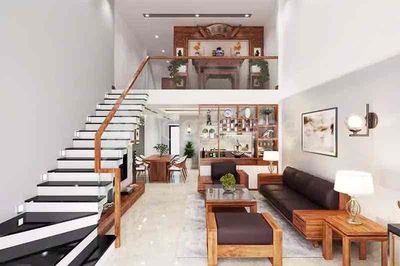 Về quê sang lại căn nhà mái thái gác lửng 60m2 full thổ cư