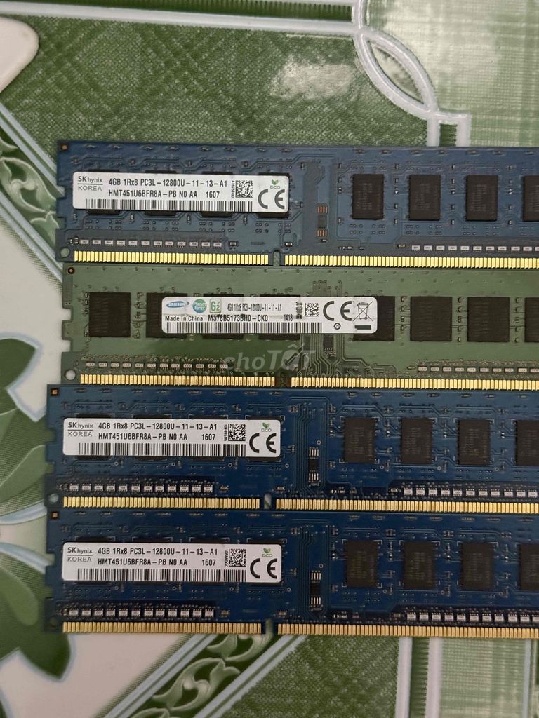 RAM SK Hynix Samsung DDR3 4GB. Mua bán Linh kiện (RAM, Card...) tại Huyện Bắc Tân Uyên Bình Dương được đăng bởi Hồ Vũ Tuấn Anh hình 1