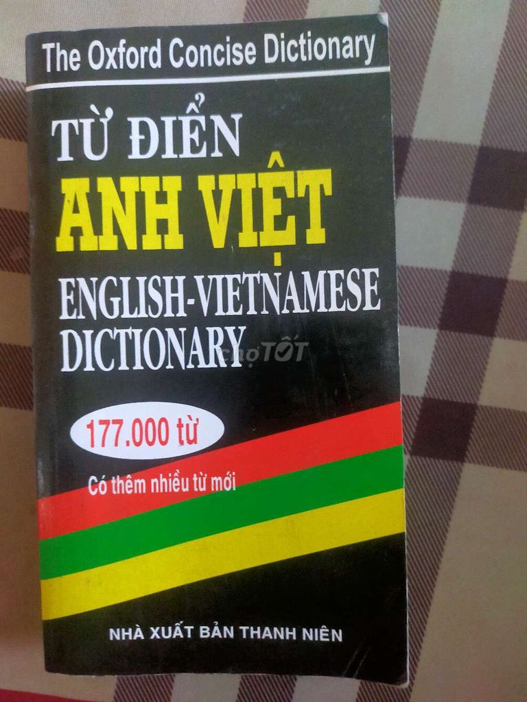 Pass từ điển Anh Việt cũ nhỏ gọn