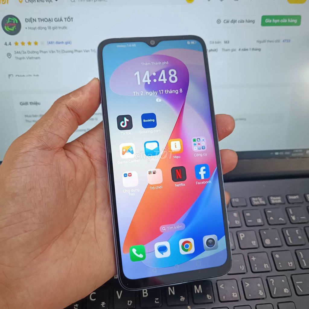 Honor X6A 4GB/128GB Pin 5200 FULL CN 2 Sim. Mua bán Điện thoại tại Quận Bình Thạnh Tp Hồ Chí Minh được đăng bởi Dân Mobile hình 1