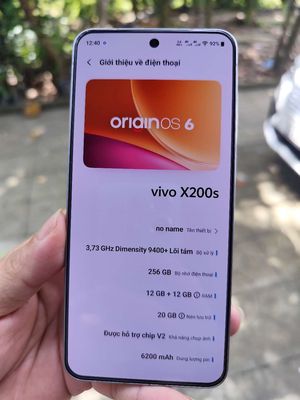 Vivo x200s ram 12/256. Mua bán Điện thoại tại Huyện Phú Giáo Bình Dương được đăng bởi Tên chưa cung cấp