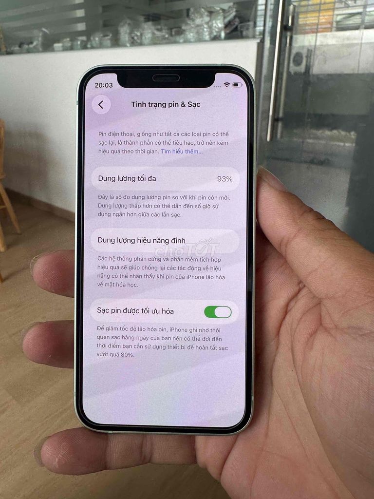 Apple iPhone 12 mini 64GB Xanh VN/A. Mua bán Điện thoại tại Quận Ninh Kiều Cần Thơ được đăng bởi Khải mobile hình 1