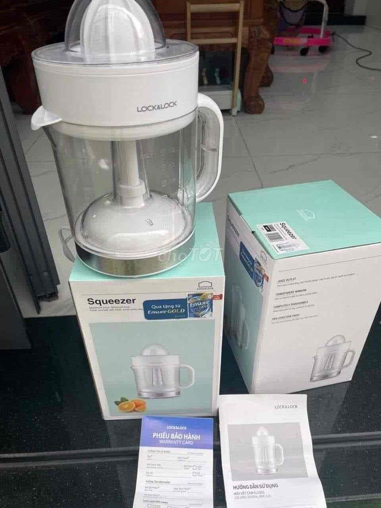 Máy vắt cam Lock&Lock Trắng. Mua bán Bếp, lò, đồ điện nhà bếp tại Thành phố Huế Thừa Thiên Huế được đăng bởi gia dụng Huế hình 1