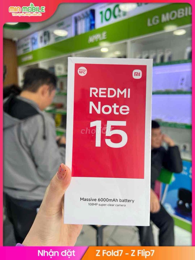 Xiaomi Redmi Note 15 128GB công ty BH 18 tháng. Mua bán Điện thoại tại Quận Ngô Quyền Hải Phòng được đăng bởi lê thanh thuỷ hình 1