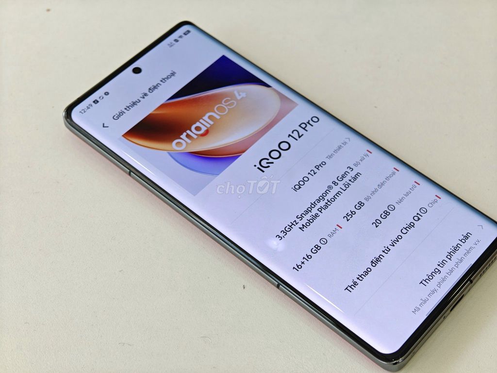 Vivo IQOO 12 | 12 Pro Newseal Tặng BHV Góp Online. Mua bán Điện thoại tại Thành phố Thủ Dầu Một Bình Dương được đăng bởi Vio Store Thủ Dầu Một hình 2