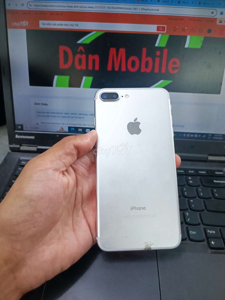 IPHONE 7 PLUS 128GB MÁY QUỐC TẾ VÂN TAY ĐẦY ĐỦ. Mua bán Điện thoại tại Quận Bình Thạnh Tp Hồ Chí Minh được đăng bởi Dân Mobile hình 1