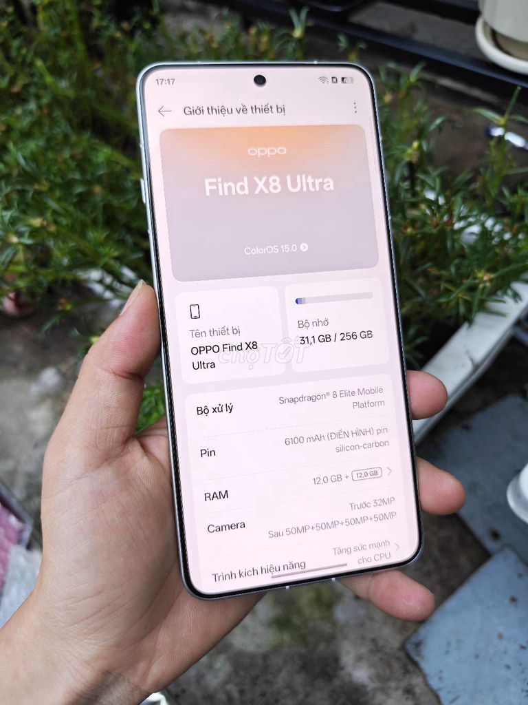 Oppo Find X8 Ultra 256GB Sạc 2L Pin 100. Mua bán Điện thoại tại Quận Gò Vấp Tp Hồ Chí Minh được đăng bởi Linh hình 1