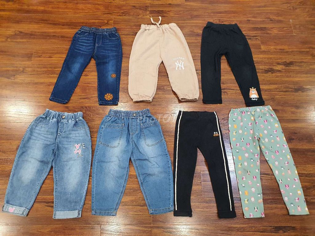 Thanh lý combo nhiều Quần Jean bé gái 4-5 tuổi. Mua bán Mẹ và bé tại Quận Hoàng Mai Hà Nội được đăng bởi AnTamKids hình 1