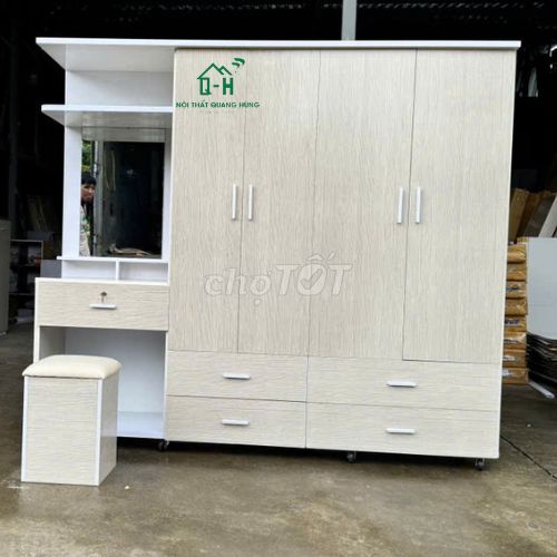 TỦ QUẦN ÁO GIÁ RẺ HCM _ TỦ KÈM BÀN TRANG ĐIỂM