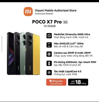 Xiaomi POCO X7 Pro 12GB/256GB Đen