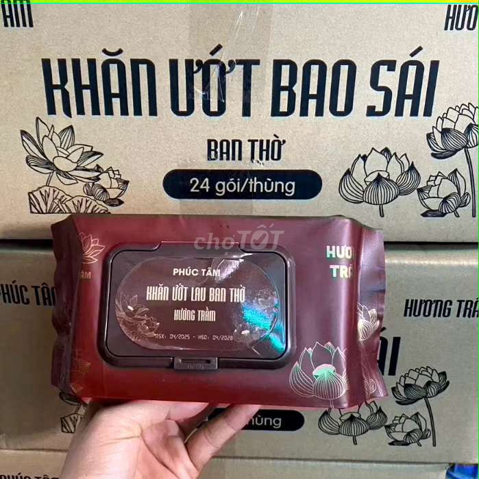 🧽 COMBO 5 HỘP KHĂN ƯỚT BAO SÁI HƯƠNG TRÀM DỊU NHẸ. Mua bán Nội thất, đồ gia dụng khác tại Quận Ninh Kiều Cần Thơ được đăng bởi Thanh Sang hình 1