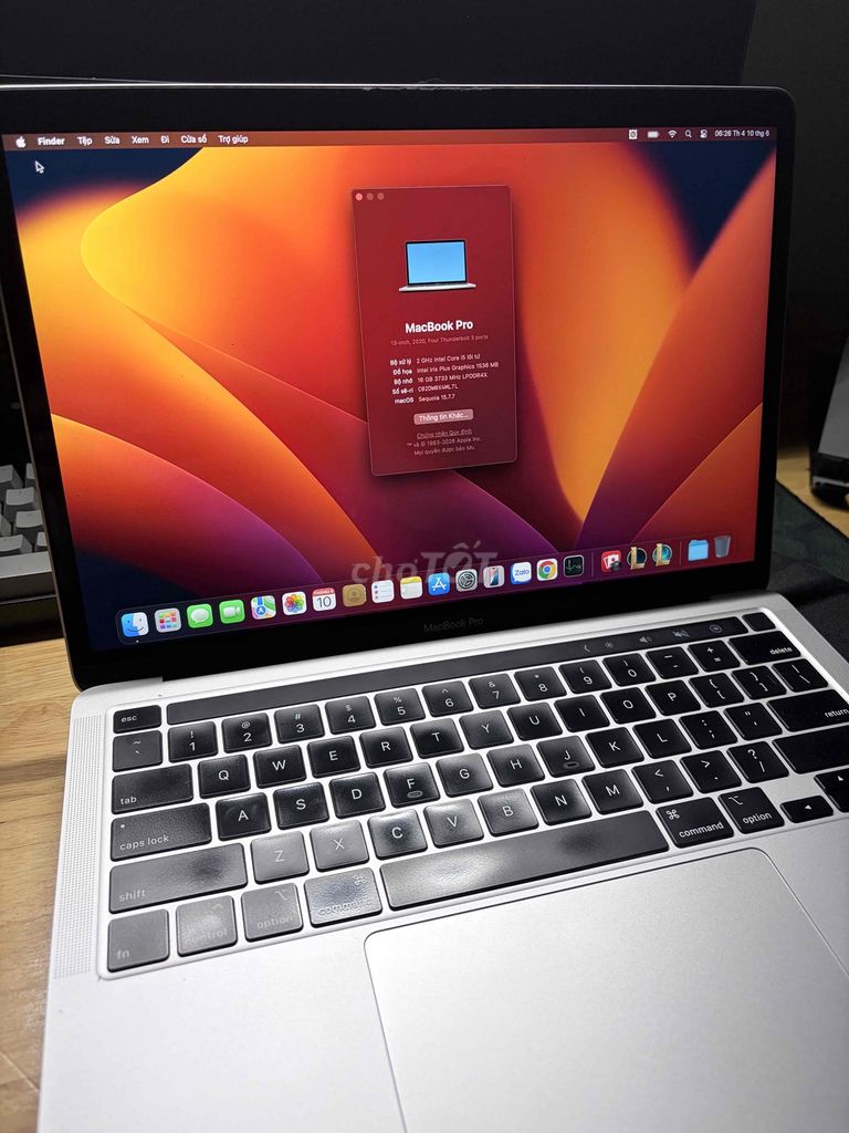 Apple MacBook Pro 2020 i5 16GB/512GB. Mua bán Laptop tại Quận 8 Tp Hồ Chí Minh được đăng bởi Minh hình 1