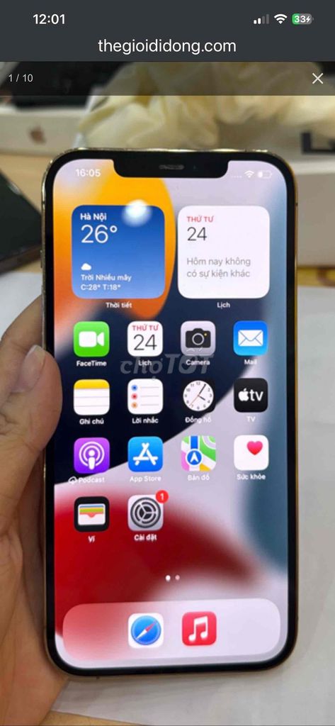 iPhone 12 Pro Max 128GB Vàng đồng. Mua bán Điện thoại tại Huyện Bình Chánh Tp Hồ Chí Minh được đăng bởi Dương Tấn Toàn  hình 1
