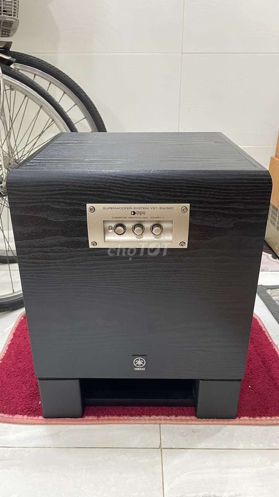 Loa siêu trầm Yamaha YST-SW320 Đen 25cm. Mua bán Tivi, Âm thanh tại Huyện Bình Chánh Tp Hồ Chí Minh được đăng bởi Hùng audio hình 1