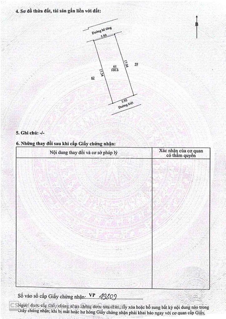 Bán đất 2 mặt kiệt 4m - Trường Chinh - Đà Nẵng