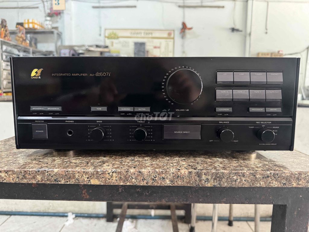 Amply Sansui AU-@607i CS-240w máy chạy 8 sò than. Mua bán Tivi, Âm thanh tại Quận 12 Tp Hồ Chí Minh được đăng bởi Thao Đặng hình 1