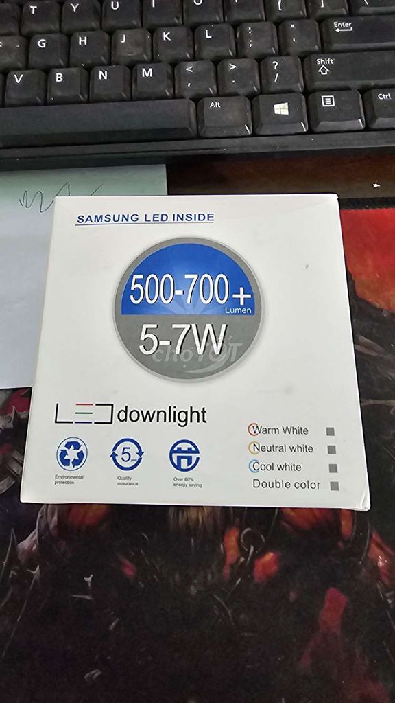 Đèn Downlight Samsung 9W ánh sáng trắng 6000k