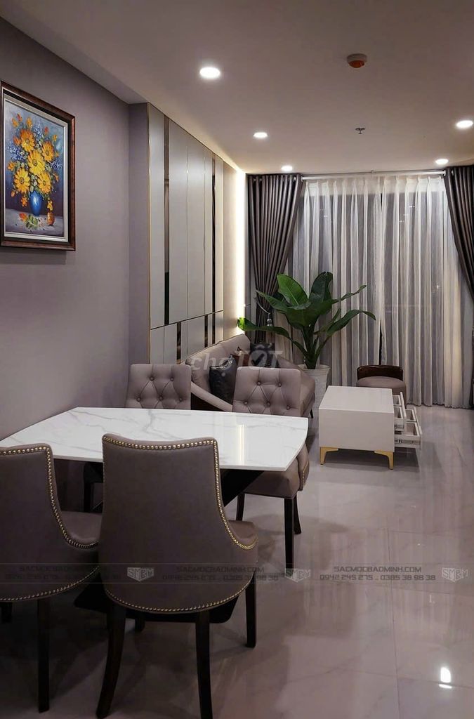 Thuê 2PN Full nội thất cao cấp như phòng tổng thống C Sky View 12TR