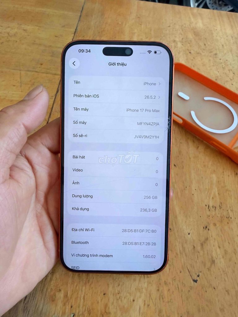 iPhone 17 Pro Max 256GB Cam 100% pin. Mua bán Điện thoại tại Thành phố Thủ Đức Tp Hồ Chí Minh được đăng bởi Hoàng Sơn hình 1