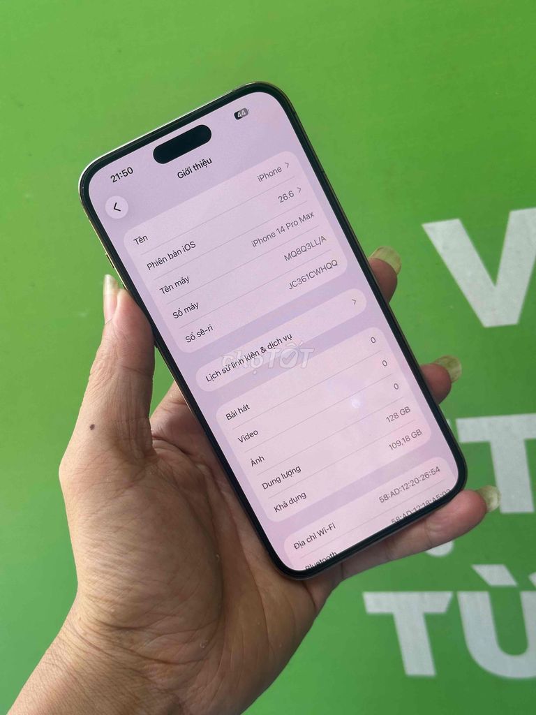 Apple iPhone 14 Pro Max 128GB Vàng 98.5%. Mua bán Điện thoại tại Quận Bình Tân Tp Hồ Chí Minh được đăng bởi nguyễn sang  hình 1