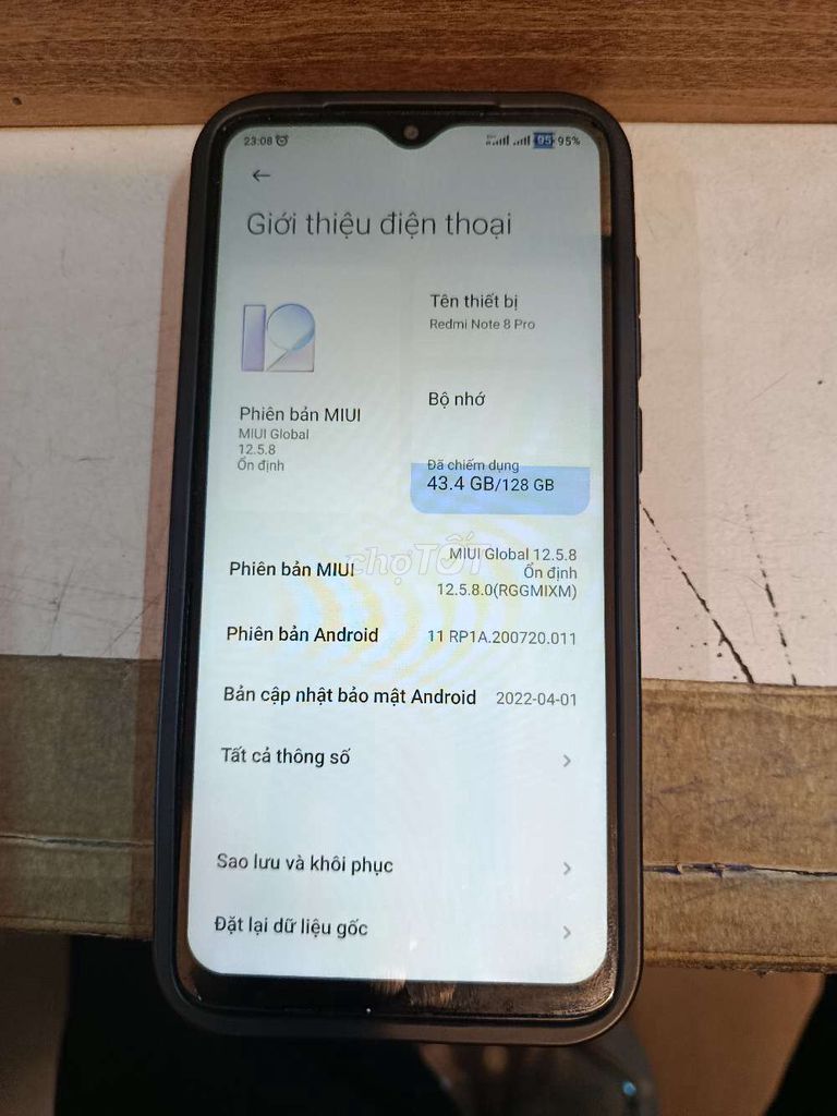 Xiaomi Redmi Note 8 Pro 128GB Đen. Mua bán Điện thoại tại Quận 10 Tp Hồ Chí Minh được đăng bởi pham van ho hình 1