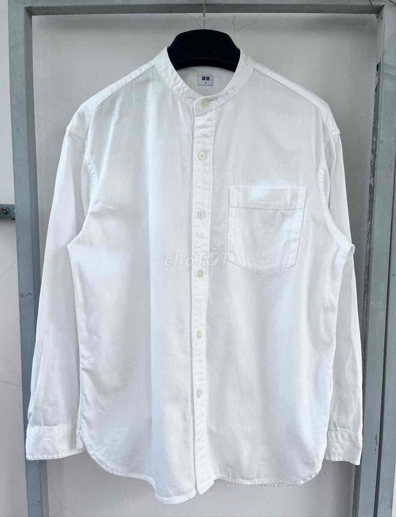 Áo sơ mi Uniqlo Nam Cotton Trắng S. Mua bán Quần áo tại Thành phố Long Xuyên An Giang được đăng bởi Thái Duy Bảo hình 1