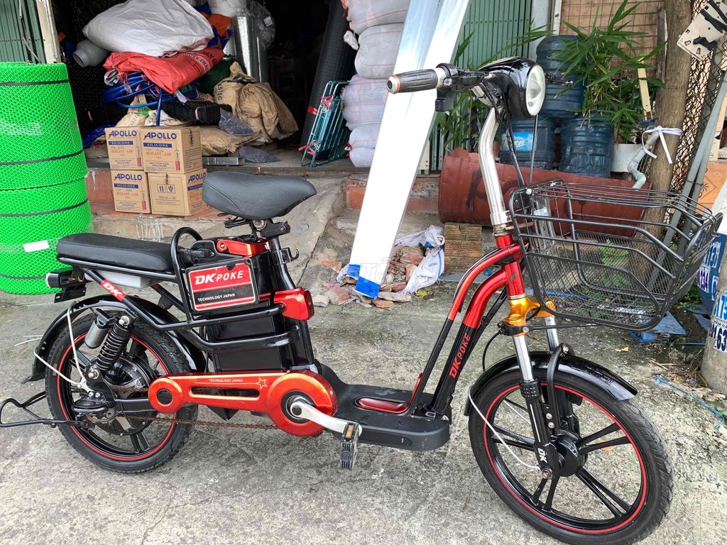 bán xe đạp điện cũ DK poke cũ. Mua bán Xe điện tại Thị xã Bến Cát Bình Dương được đăng bởi xe đạp điện  Hai Thiện hình 1