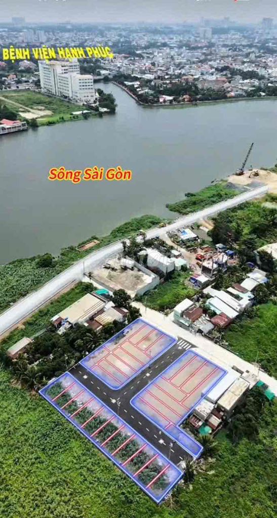 💥2.8 tỷ💥ĐẤT 1 sẹc ngay sát sông SÀI GÒN. APĐ.Q12. ĐƯỜNG 7m.