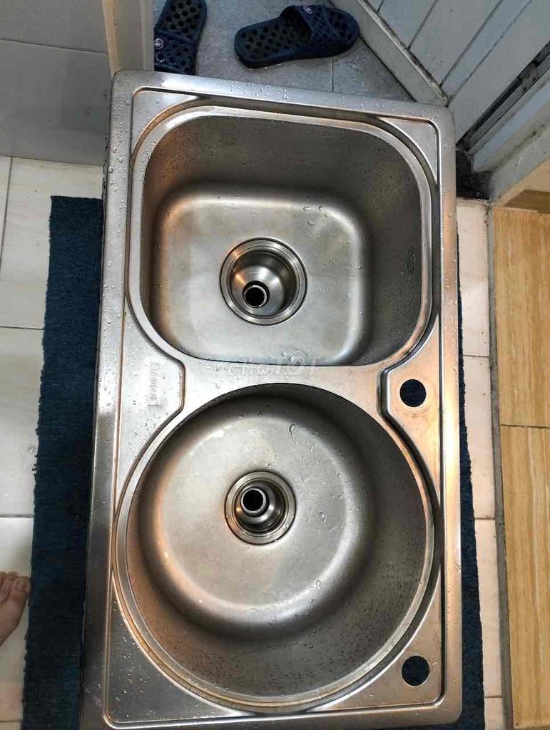 Bồn rửa chén Inox Bạc 78.5cm x 44cm Đã sử dụng. Mua bán Thiết bị vệ sinh, nhà tắm tại Quận Cầu Giấy Hà Nội được đăng bởi Pass đồ cá nhân giá tốt hình 1