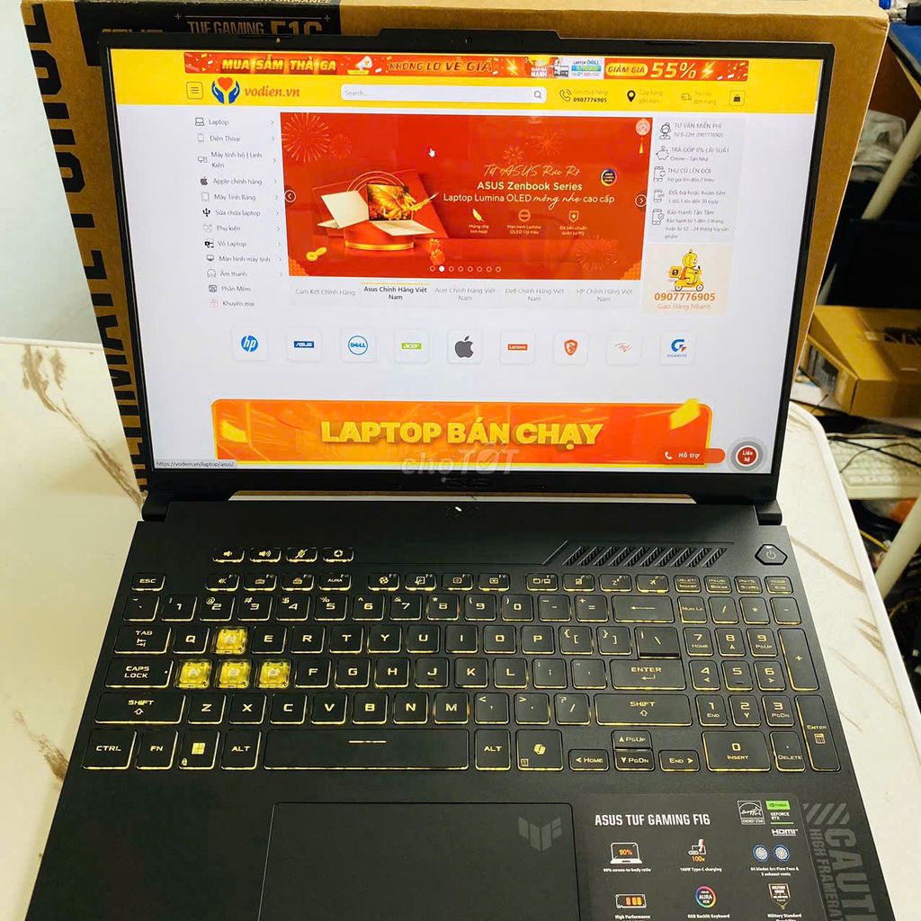 Asus TUF Gaming FX607V Core5-210H-16-512-RTX3050-6. Mua bán Laptop tại Quận Ninh Kiều Cần Thơ được đăng bởi Võ Diện hình 1