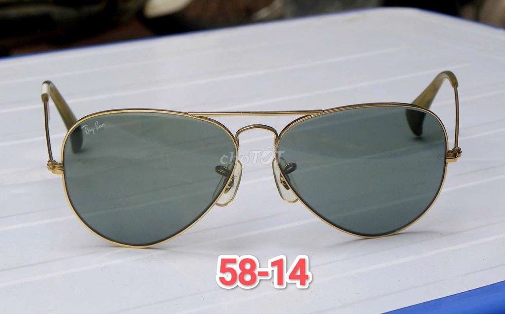 Kính râm Ray-Ban Aviator Vàng. Mua bán Phụ kiện thời trang khác tại Huyện Phúc Thọ Hà Nội được đăng bởi Hoàng Duy Được hình 1