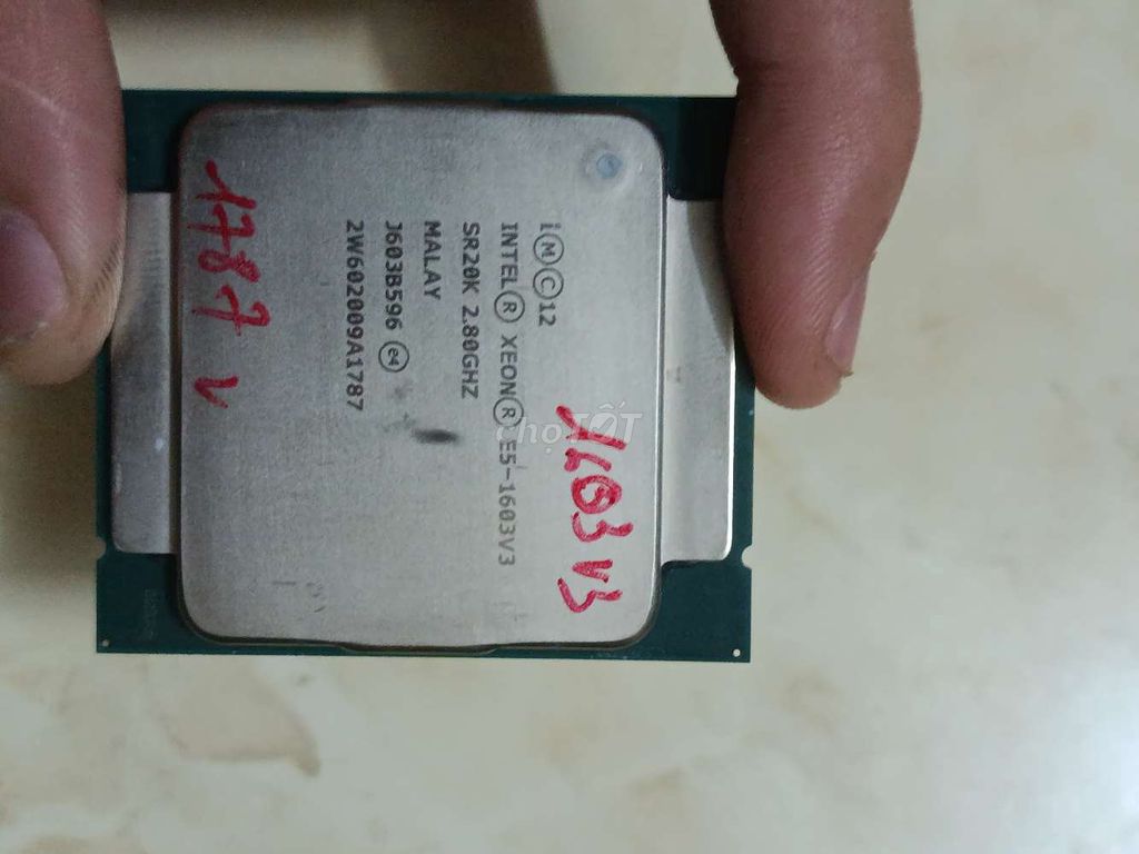 CPU Intel Xeon E5-1603V3 d4. Mua bán Linh kiện (RAM, Card...) tại Quận 5 Tp Hồ Chí Minh được đăng bởi do quang khang hình 1