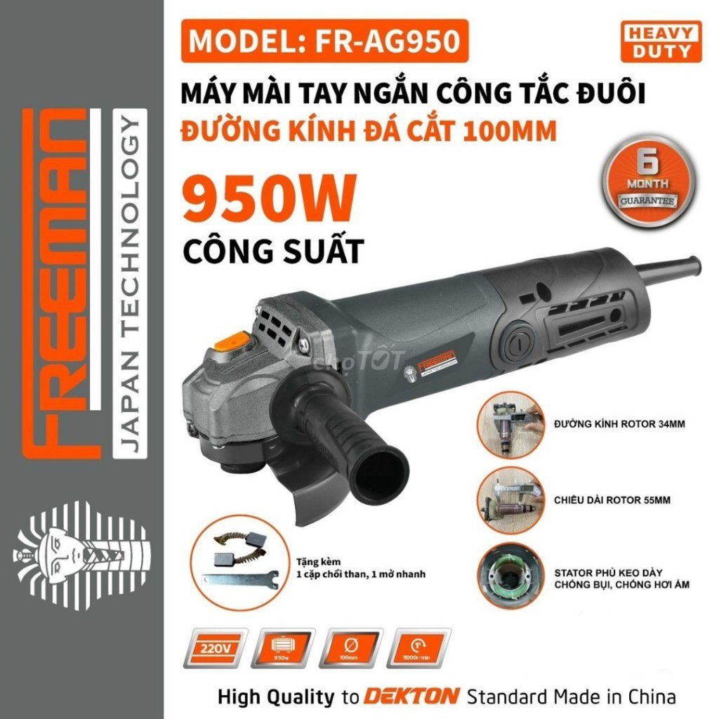 Máy Mài Góc 100mm Freeman FR-AG950 950W