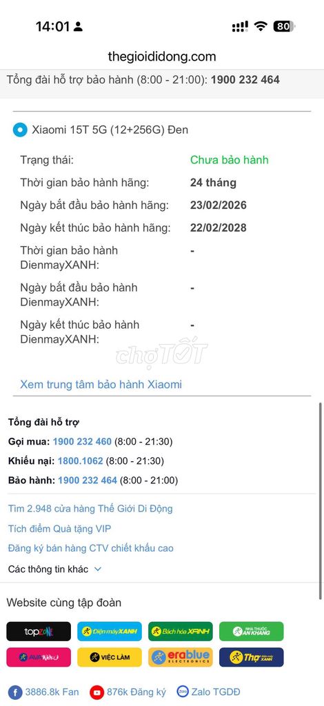 Xiaomi 15T 12GB/256GB Đen 99%. Mua bán Điện thoại tại Thành phố Thủ Đức Tp Hồ Chí Minh được đăng bởi đỗ huy hình 1