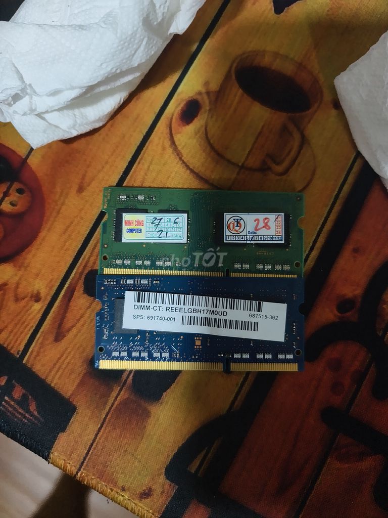 RAM laptop DDR3L 4GB đã sử dụng. Mua bán Linh kiện (RAM, Card...) tại Quận 7 Tp Hồ Chí Minh được đăng bởi Phúc hình 1