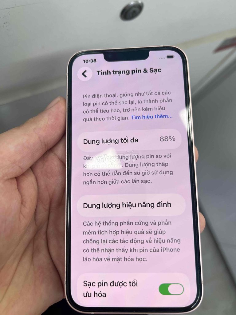 Apple iPhone 13 256GB Hồng Đã sử dụng. Mua bán Điện thoại tại Quận 7 Tp Hồ Chí Minh được đăng bởi Khánh hình 1
