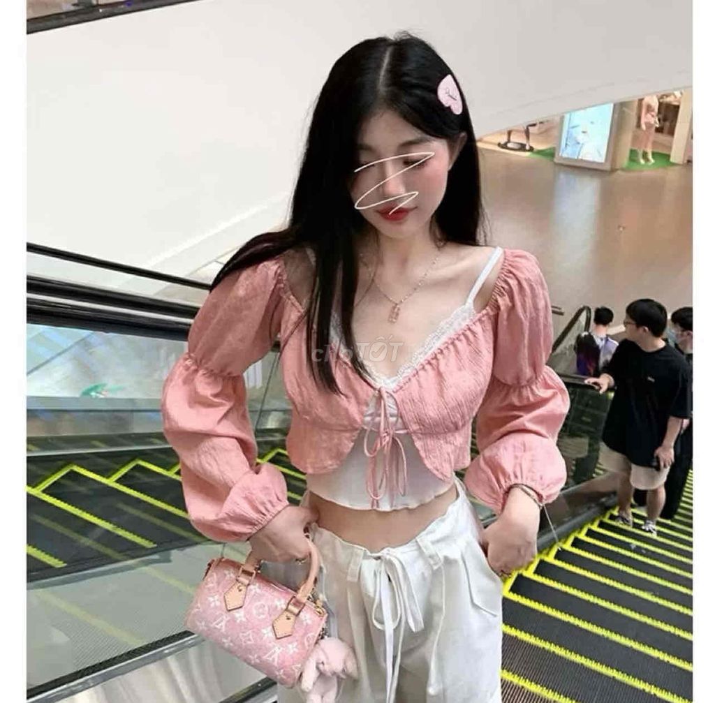 Áo tay dài nữ ren size L. Mua bán Quần áo tại Thị xã La Gi Bình Thuận được đăng bởi Anh Đào hình 1