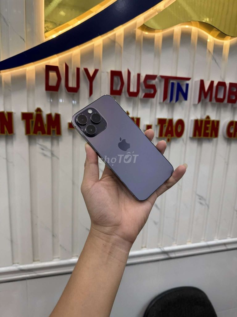 14 Pro Max 512GB quốc tế nguyên zin,có góp. Mua bán Điện thoại tại Thành phố Cà Mau Cà Mau được đăng bởi Duy Dustin Mobile hình 1