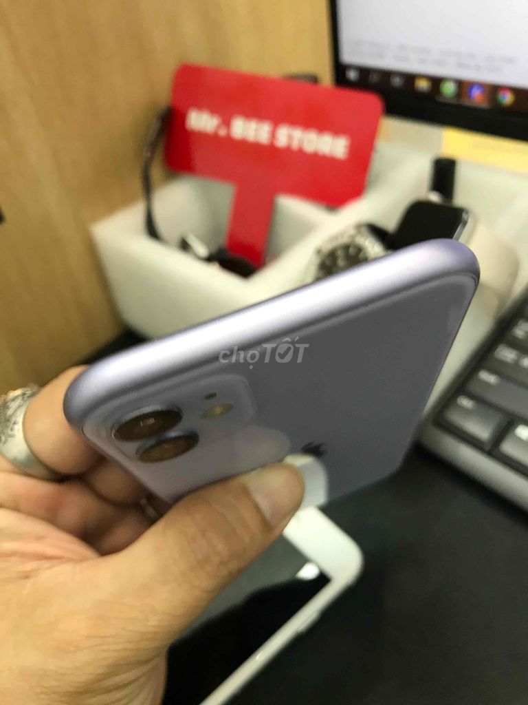 iPhone 11 128GB Tím QT đẹp Pin 92% Máy zin đẹp