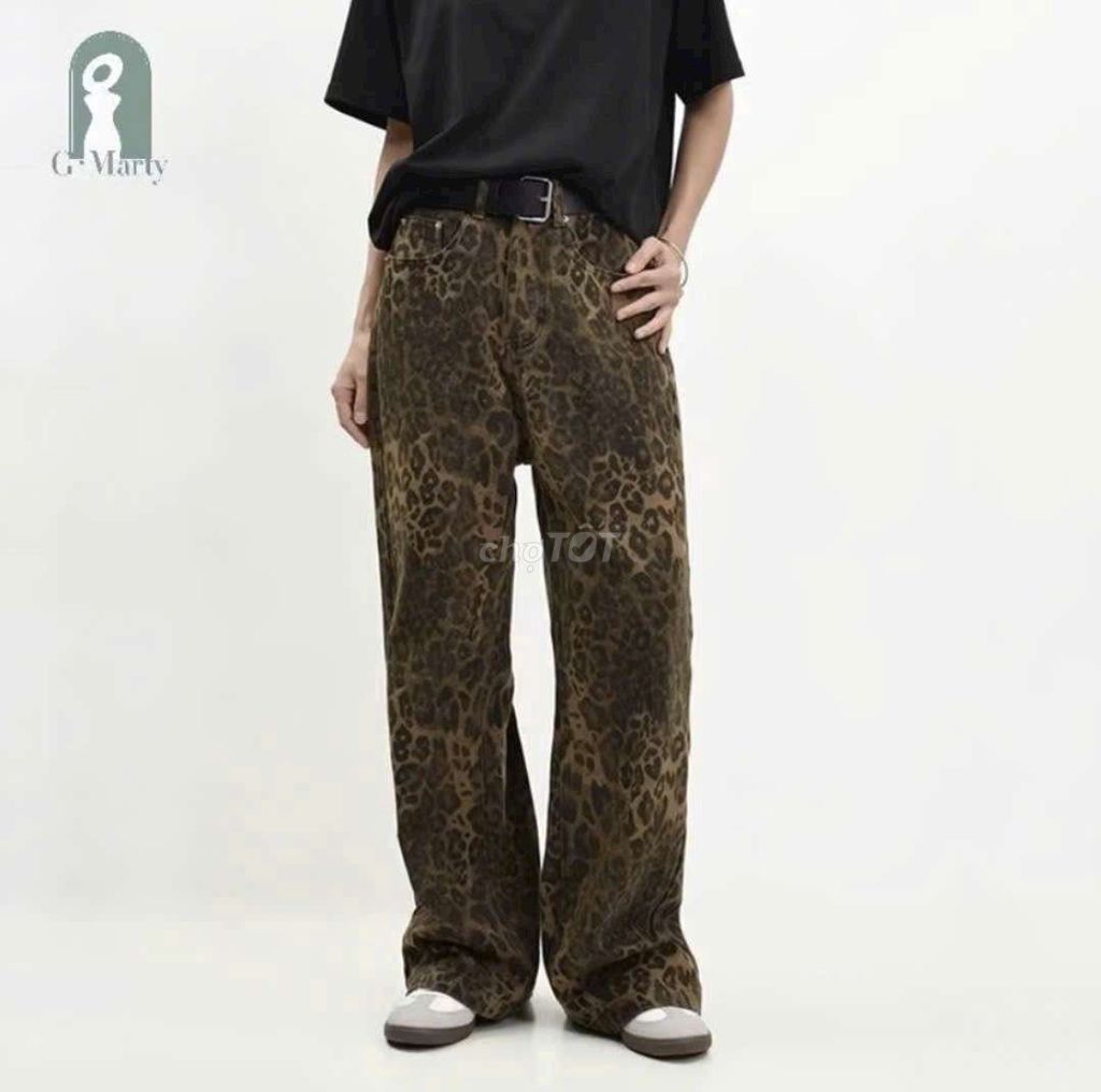 Quần Jean Nam Nữ Da báo Ống suông XL. Mua bán Quần áo tại Thành phố Vĩnh Long Vĩnh Long được đăng bởi ST STORE chuyên sỉ hình 1