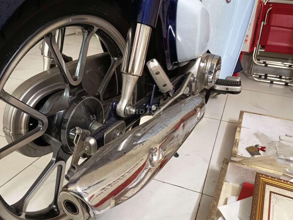 Хонда Супер Куб C125 Синий Белый
