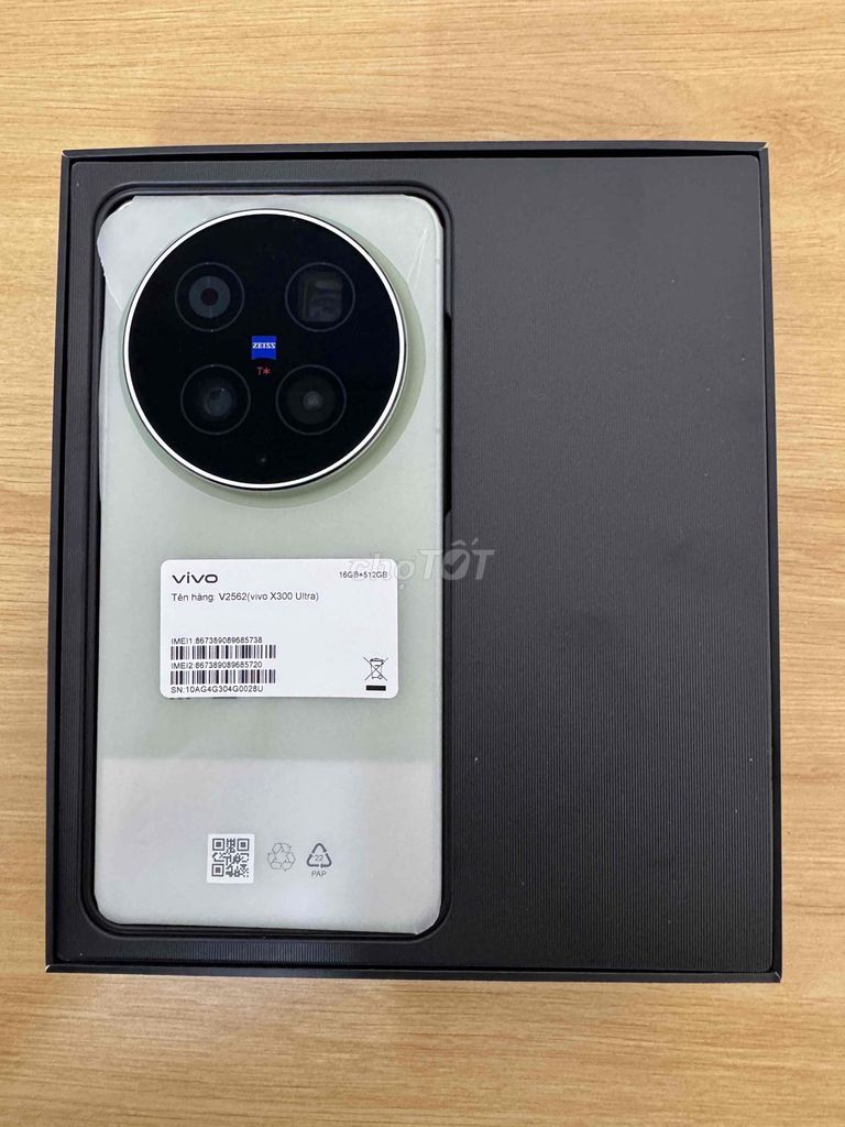 Vivo X300 Ultra Xanh lá 512GB 16GB Like New. Mua bán Điện thoại tại Thành phố Thủ Đức Tp Hồ Chí Minh được đăng bởi Phẩm Quốc Thông hình 1
