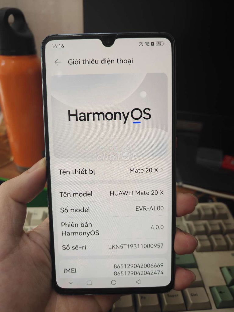 Huawei Mate 20x zin đẹp, màn hình 7.2in. Mua bán Điện thoại tại Quận Thanh Xuân Hà Nội được đăng bởi cửa hàng điện thoại giá rẻ hình 1