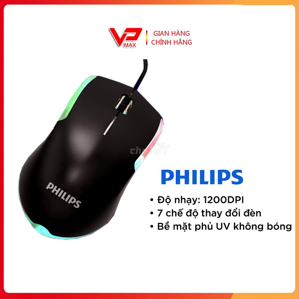 Chuột Game Văn phòng Philips cao cấp SKP9314