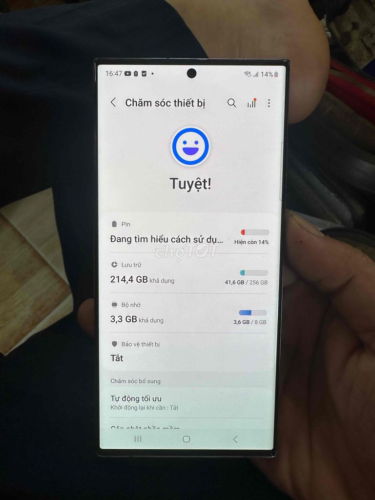 Samsung S23 Ultra 8GB 256GB Xám. Mua bán Điện thoại tại Quận Bình Tân Tp Hồ Chí Minh được đăng bởi Nguyễn Hoàng Dủ hình 1